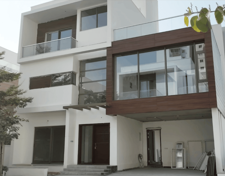 Ultra luxury triplex villa Gachibowli home theater private spa sky garden