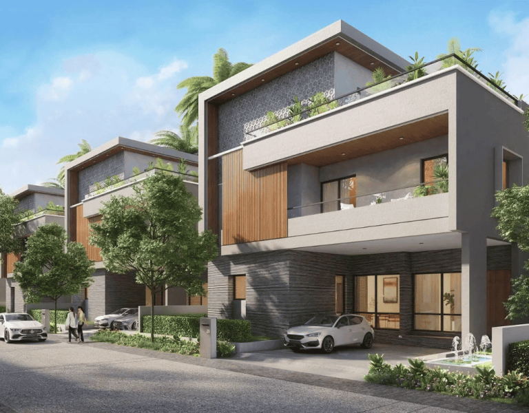 Luxury villa Honer Richmont in Kukatpally Hyderabad with modern architecture and lush landscaping